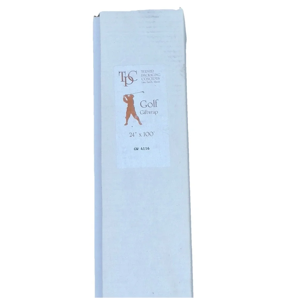 Vintage Premium TPC Classic Golf Wrapping Paper‎ GW4116 24